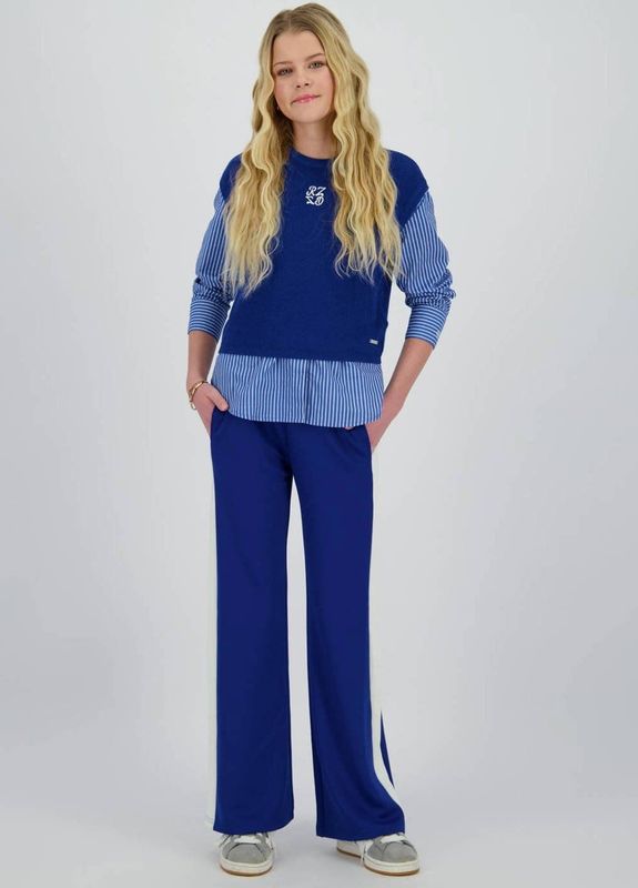 Raizzed - Wide Leg Casual Broek - Blauw