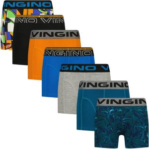 Vingino - Boxershort - Set van 7 - Zwart Oranje Blauw