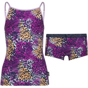 Vingino - Top - Panterprint - Meisjes Set - Stretchkatoen