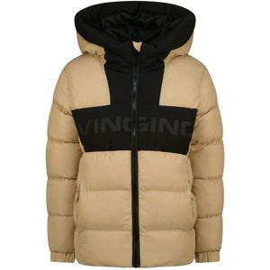 Vingino - Tazol - Gewatteerde Jas - Beige - Met Capuchon