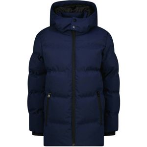 Vingino - Tanop - Gewatteerde Jas - Donkerblauw - Met Capuchon