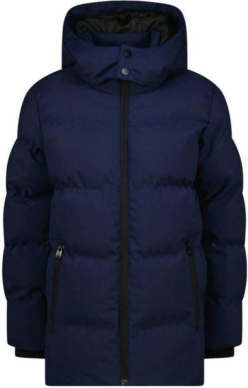Vingino - Tanop - Gewatteerde Jas - Donkerblauw - Met Capuchon