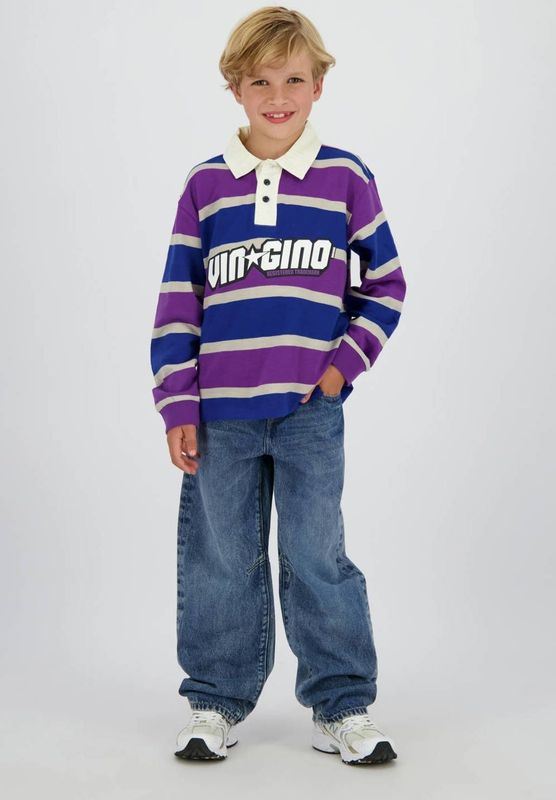 Vingino - Nayo - Poloshirt - Paars - 100% Katoen