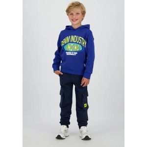 Vingino - Hoodie - Blauw - 100% Katoen - Lange Mouwen - Met Capuchon