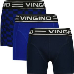 Vingino - Boxershorts - Blauw - Set van 3