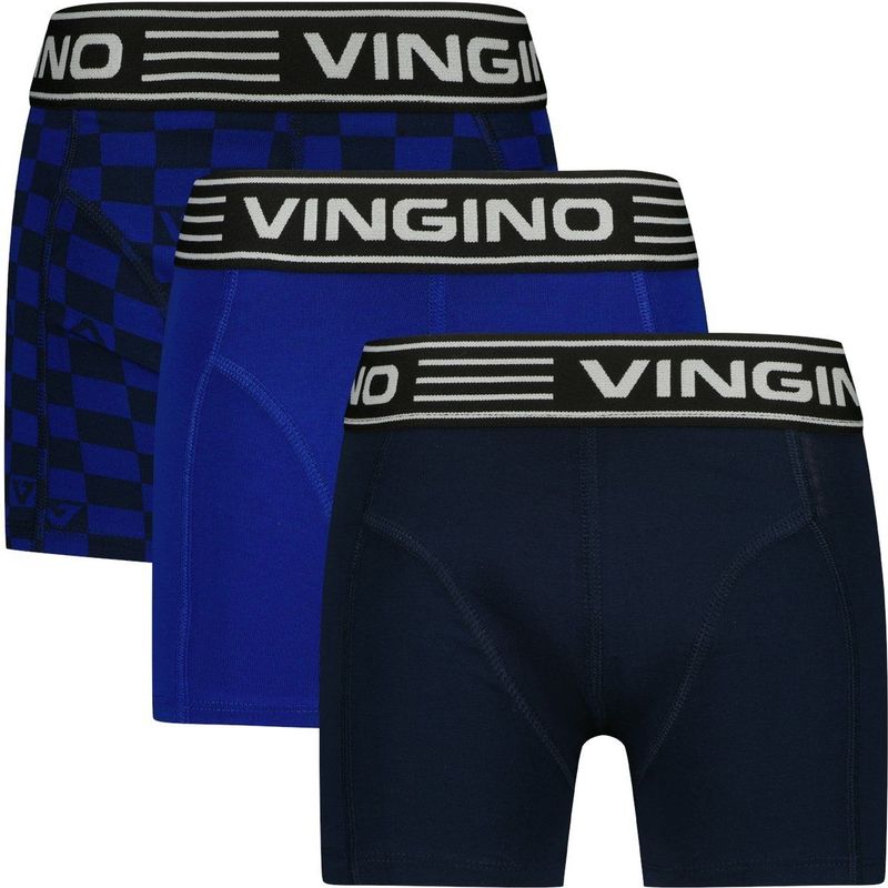 Vingino - Boxershorts - Blauw - Set van 3