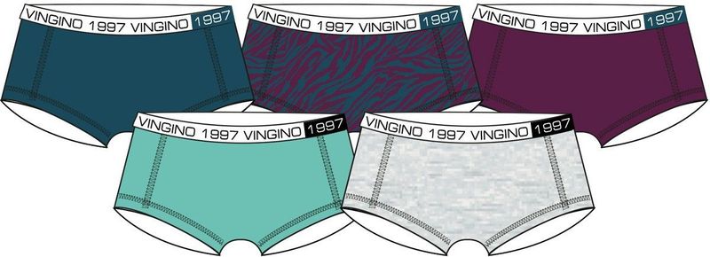 Vingino - Slip - Meisjes - 5 Stuks - Stretchkatoen