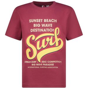 Vingino - T-shirt - Donkerrood - 100% Katoen