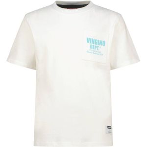 Vingino - T-shirt - Katoen - Korte Mouwen - Ronde Hals - Borstzakje