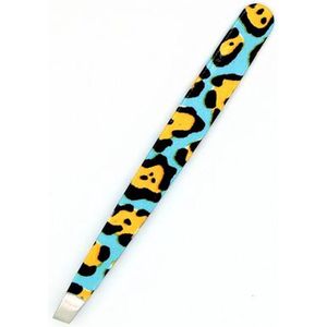 pincet blauw Luipaard print