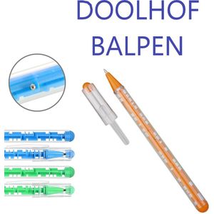 Doolhof Balpen | Puzzel Pen | Oranje