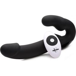 Strap U - Urge Strapless Strap-On Vibrator - Zwart - Vrouw - Speeltjes - Moederdag - Strapon - voorbinddildo - Dildo - Vibrator - Penis - Buttplug - Sexy - Tril ei - Erotische - Man - Dames