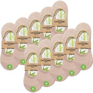 green-goose - Bamboe Footies - Beige - 10 Paar - 85% Bamboe