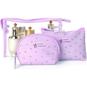 Toilettas voor heren EN dames  , LEEG , ritsvak, groot, waterdicht, voor koffer, handbagage , Toilettas voor op reis