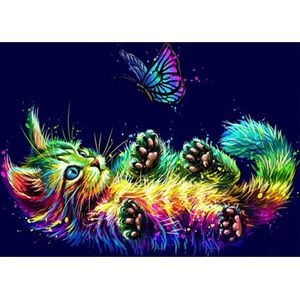 5D Diamond Painting Kit - zelf Diamond Painting Set Kleurrijk Paard, 5D Diamant Schilderij Kits
