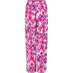 Lofty Manner - Lange Broek - Roze Dessin - 97% Polyester 3% Elastaan