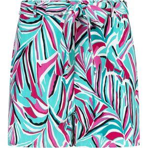 Lofty Manner Broek Short Emely P 777 Palm Leaves Print Dames