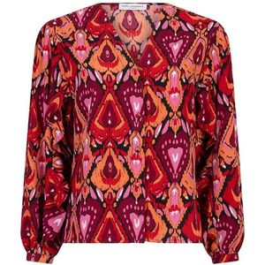 Lofty Manner - Blouse Livie - Rood - 100% Polyester