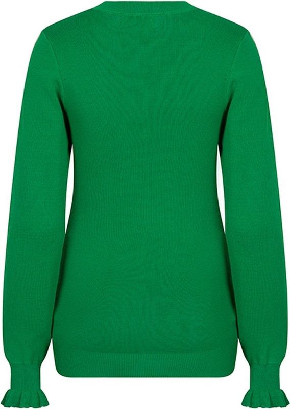 Lofty Manner - Sweater - Groen - 65% Viscose 35% Nylon