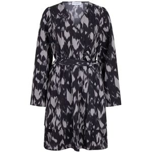 Lofty Manner - Dress Anne - Jurk - Grijs - Dessin