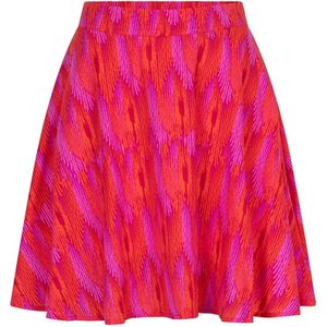 Lofty Manner Rok Skirt Lotte Qa35 803 Feather Print Dames Maat - XL