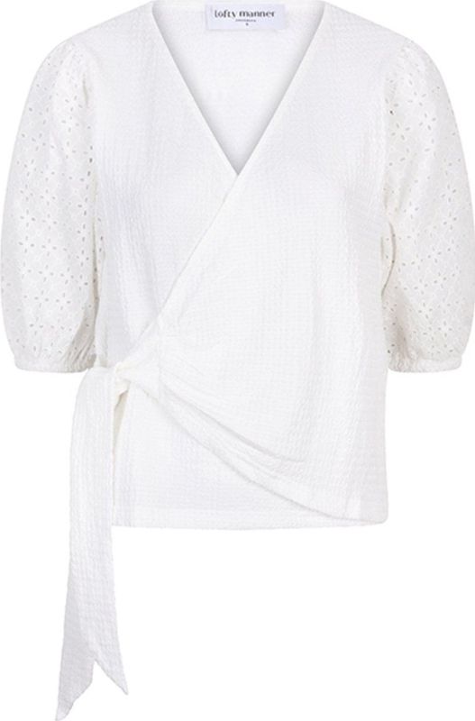 Lofty Manner - Nicola - Top - Off-White - 95% Nylon, 5% Elastane