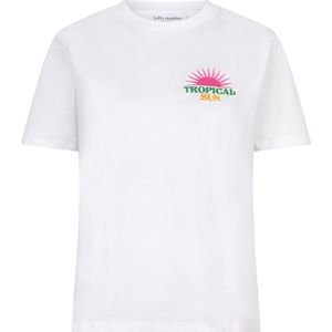 Lofty Manner T-shirt T Shirt Aluna Qd13 100 White Dames Maat - S