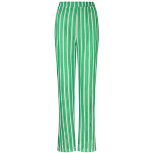 Lofty Manner flared high waist broek groen