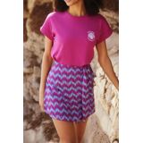 Lofty Manner - A-lijnrok - Grijs - 100% Polyester