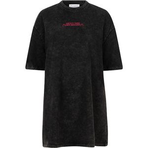 Lofty Manner - Zwarte Jurk - Midi - Katoen