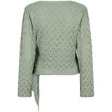 Lofty Manner - Top - Zwart - Lichte Stof - V-hals met Striksluiting