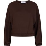 Lofty Manner - T-shirt - Dark Brown - Amala Qh03 212 - Dames
