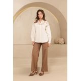 Lofty Manner - Blouse Anissa Qh06 - Wit - Dames