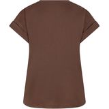 Lofty Manner - T-shirt Maysa Qh09 - Bruin - Dames