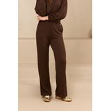 Lofty Manner - Trouser Raja Qh33 212 - Broek - Donkerbruin - Dames