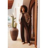 Lofty Manner - Jacket Noor Qh402 - Donkerbruin - Dames