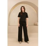 Lofty Manner - Top Eva - Zwart - Blousetop