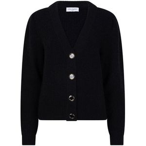 Lofty Manner - Cardigan Lilly - Zwart - Vest