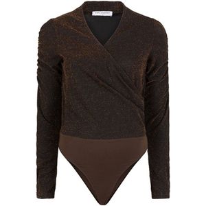 Lofty Manner top bruin met lurex