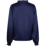 Lofty Manner - Top - Donkerblauw - V-hals - Lange Mouwen