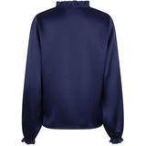 Lofty Manner - Top - Donkerblauw - V-hals - Lange Mouwen