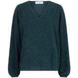 Lofty Manner - Blouse Madison - Groen - Met Lurexdetails