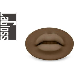 LaGloss® 3D Siliconen Lip - Bruine Beige - Make-up oefenhulp