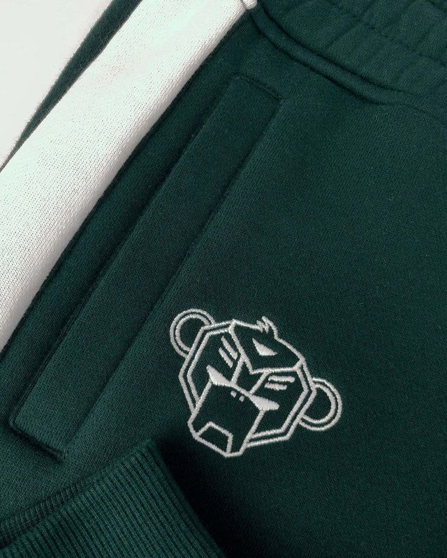 Sportbroek - Zwart - 51% Polyester 49% Katoen - Elastische Tailleband