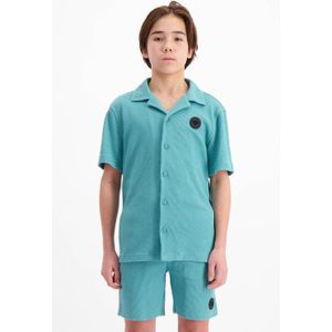 BLACK BANANAS - Overhemd - Aquablauw - 75% Polyester 25% Katoen