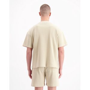 Black Bananas - Monogram Waffle - T-shirt - Zwart