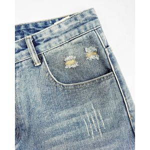Jeans - Regular Fit - Blauw - 90% Katoen, 6% Polyester, 4% Viscose