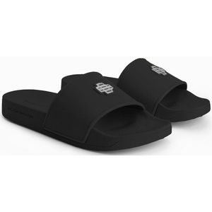 Black Bananas - Monogram Plate Slides - Zwart - Kunststof