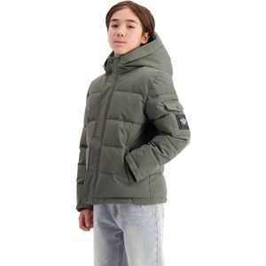 KIDS PLATE JACKET - Geïsoleerde Jas - 100% Polyester - Normale Pasvorm - Hoge Kraag met Capuchon