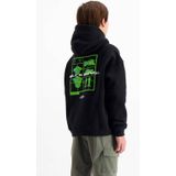 Hoodie - Oversized - BLCK BNNS - Met Convoy-afbeelding op de borst - Kangoeroezak